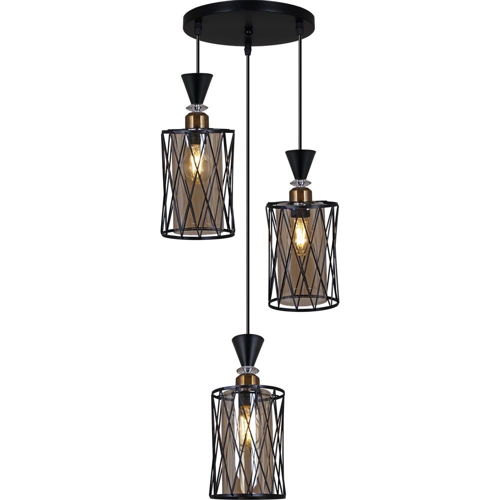 Изображение товара Подвесной светильник ReLuce E27 современный стиль черный 35 см