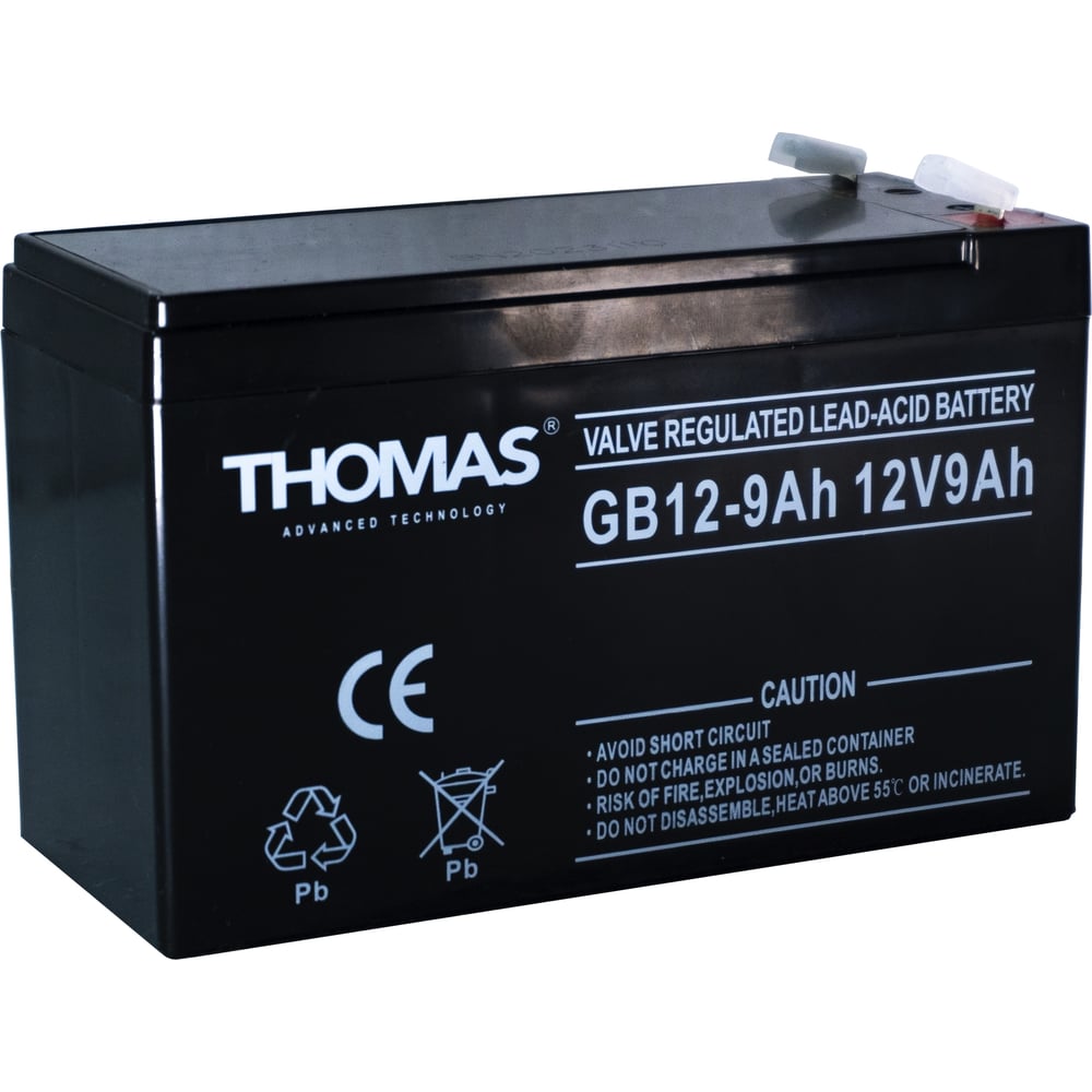 Изображение товара Аккумулятор THOMAS GB 12-9 Ah 12V - надежный источник питания