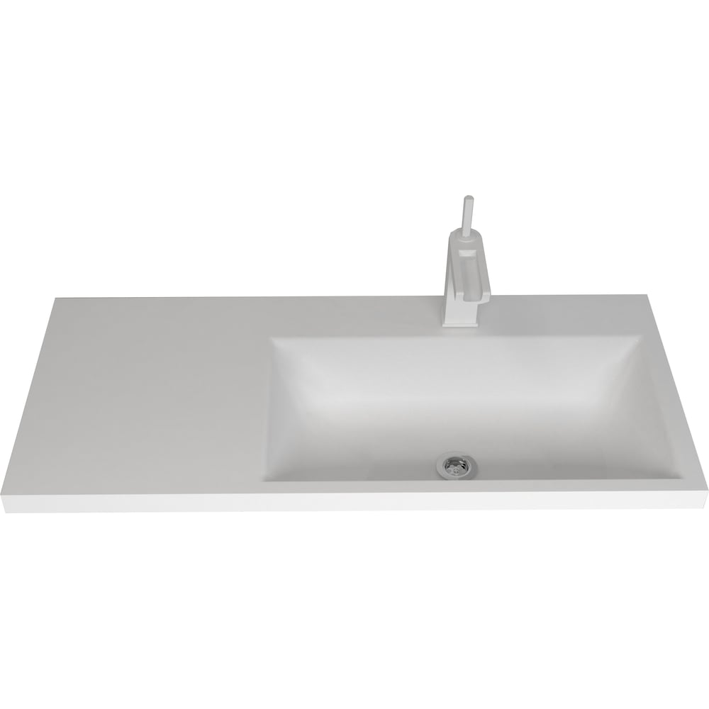 Изображение товара Раковина Stella Polar Одилия 90 правая из искусственного мрамора 900 мм