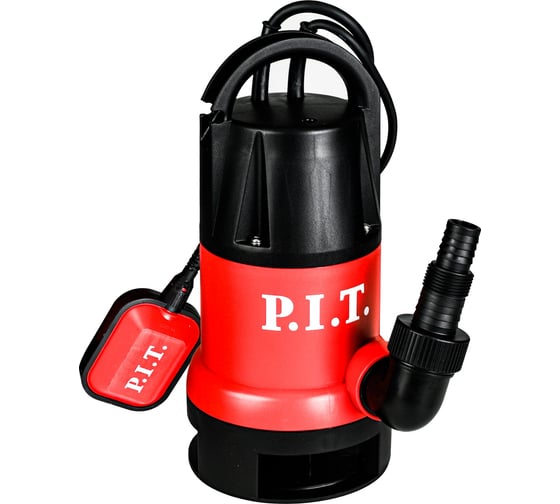 Изображение товара Насос дренажный электрический P.I.T. 400 Вт, грязная вода, напор 7 м, 133 л/мин, ударопрочный пластик PSW400-W