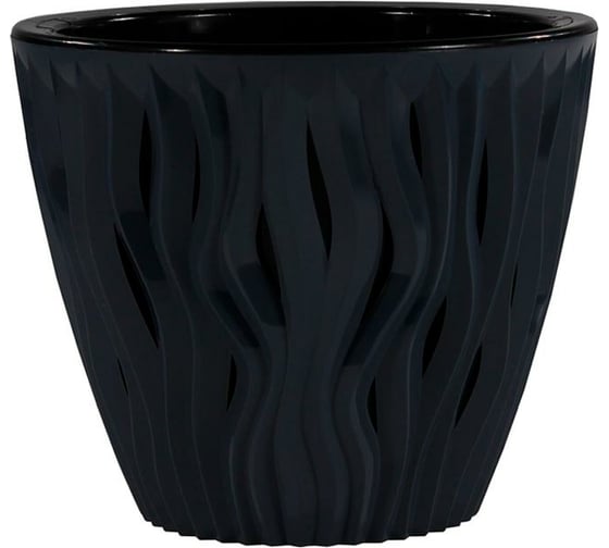 Изображение товара Кашпо bmc Вдохновение КШ7933 антрацит, 21х18 см, 4.5 л 058800