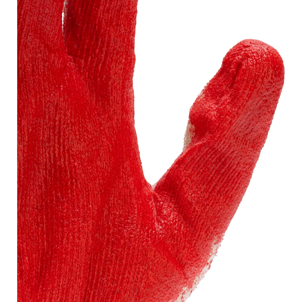 Изображение товара Перчатки строительные х/б с латексным покрытием, 13 класс, 160 пар