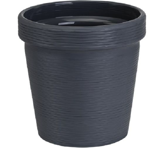 Изображение товара Кашпо bmc Терра КШ9076 антрацит, 13х12.8 см, 1.1 л 062701