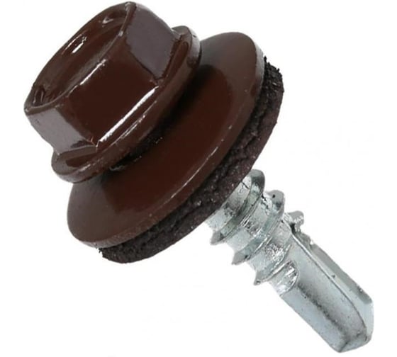 Изображение товара Кровельный саморез 5,5x19 23 БОЛТА шоколадно-коричневый RAL8017 500шт B0310550198FH07ф500