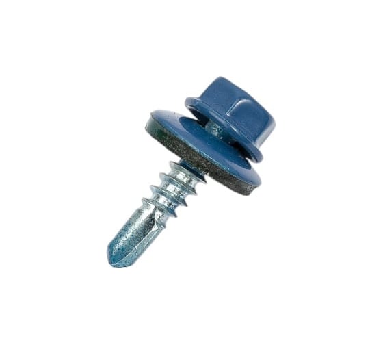 Изображение товара Саморез кровельный 23 Болта 5,5x19 сигнально-синий RAL5005, 250 шт. B03105501955L07ф250