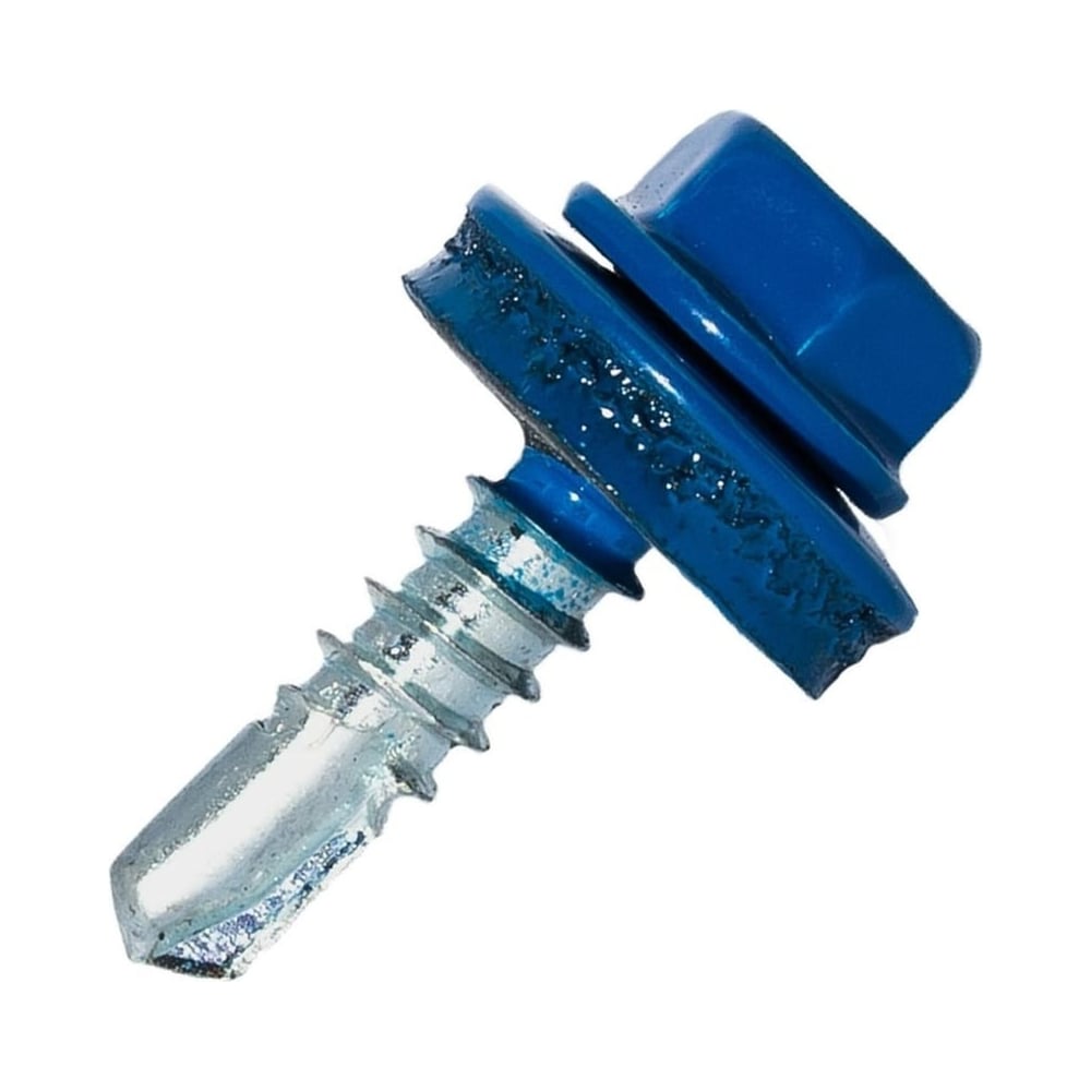 Изображение товара Саморез кровельный 5,5x25 сигнально-синий RAL5005, 250 шт.