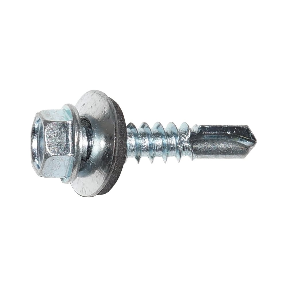 Изображение товара Саморез кровельный 23 Болта 5.5x38 мм с шайбой оцинкованный 1000 шт