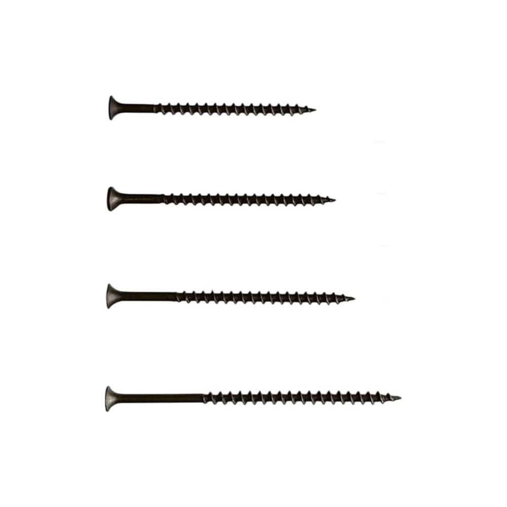 Изображение товара Саморезы черные по дереву 23 Болта М4,2 крупная резьба, набор 3, 400 шт. ЧСнаборМ4.2круп.рез.ф100