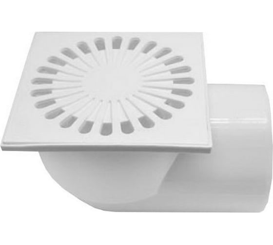 Изображение товара Трап ООО ПКФ Сварком д=110 горизонтальный пласт, решетка 150x150 СанТех s002963