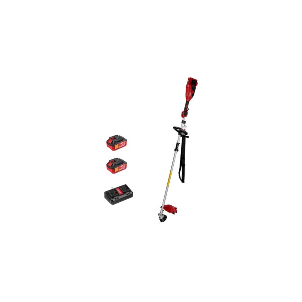 Изображение товара Триммер аккумуляторный WORTEX TB 3036-1 ALL1 XLT SET с бесщеточным двигателем