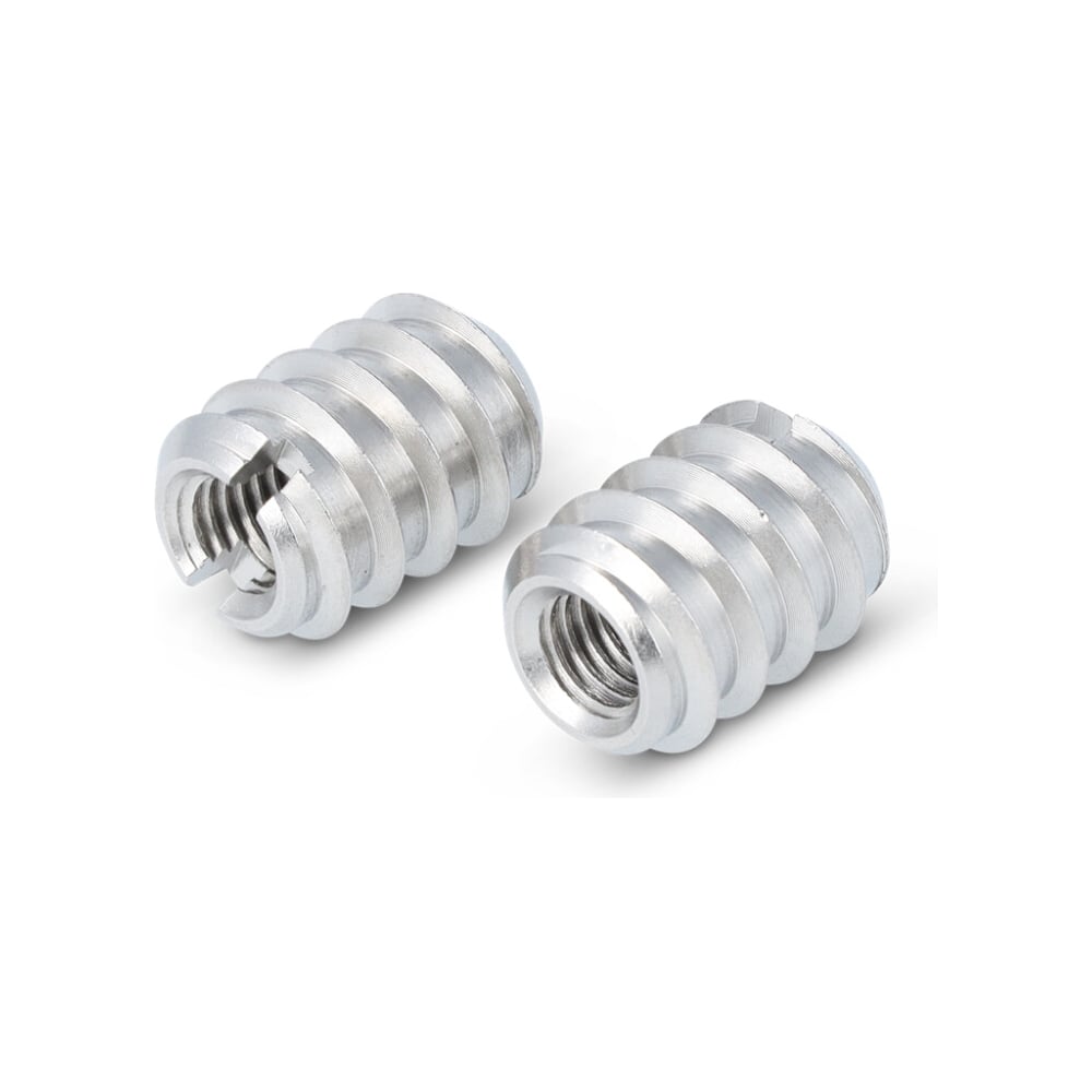 Изображение товара Мебельная резьбовая муфта Edelfix М5x12 мм А2 2 шт для креплений мебельных деталей