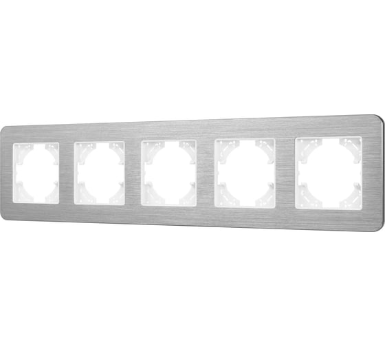 Изображение товара Рамка Arlight FRM-AKIRY-AL-5-SR алюминиевая, 1шт 0 049734