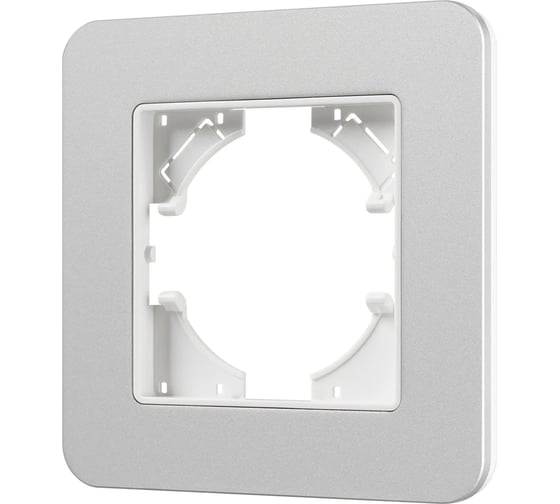 Изображение товара Рамка Arlight FRM-AKIRY-SFAL-1-SR алюминиевая, 1шт 0 049684