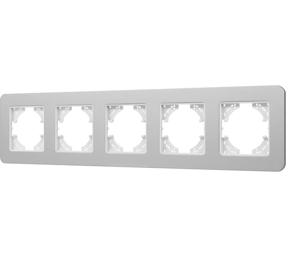 Изображение товара Рамка Arlight FRM-AKIRY-SFAL-5-SR алюминиевая, 1шт 0 049746