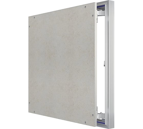 Изображение товара Люк ревизионный EVECS D Ceramo Optimum 600x600 скрытый монтаж петля алюминий D6060 Ceramo Optimum