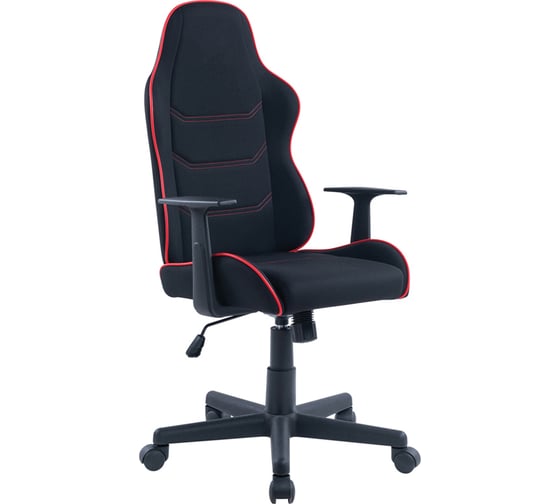 Изображение товара Игровое кресло Helmi HL-S09 Red line ткань черная/красная 306175