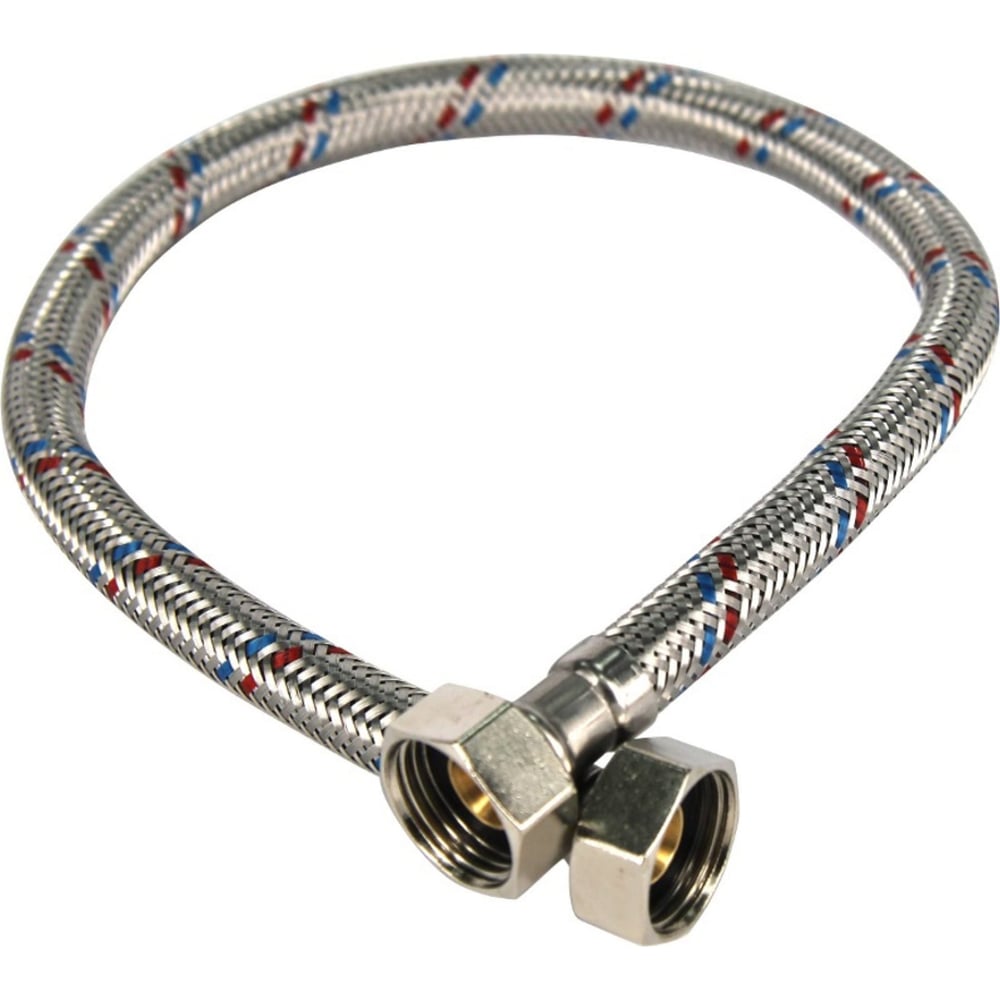 Изображение товара Подводка для воды 0,4м 3/8'' латунь нержавеющая сталь EPDM СанТех s061309