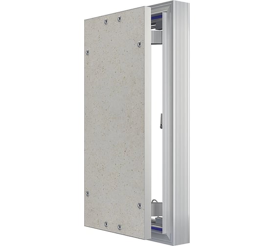 Изображение товара Люк ревизионный EVECS D Ceramo Optimum 200x400 скрытый монтаж петля алюминий D2040 Ceramo Optimum