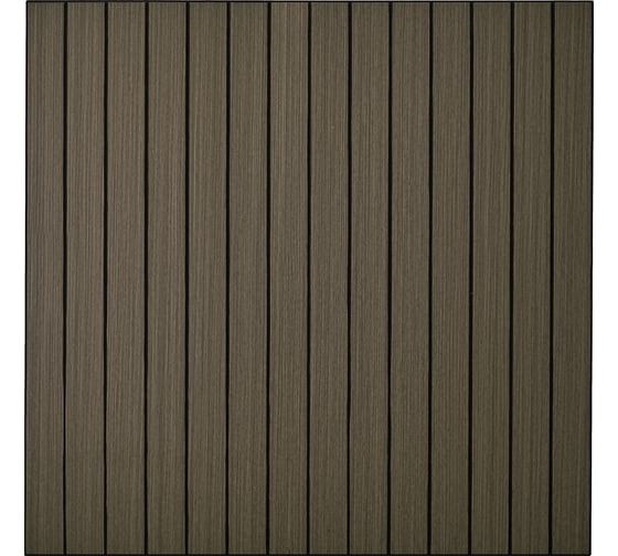 Изображение товара Мягкие реечные панели LAKO DECOR в комплекте 5 шт, 600-600 мм, коричневый LKD-RE-6060-SYMW001-KO