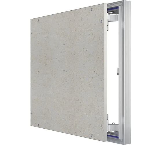 Изображение товара Люк ревизионный EVECS D Ceramo Optimum 500x500 скрытый монтаж петля алюминий D5050 Ceramo Optimum