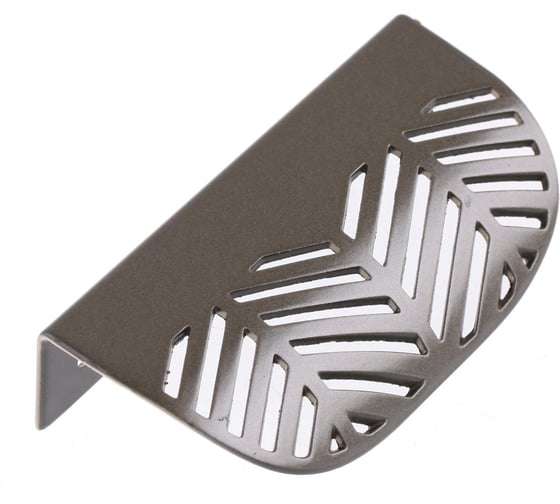 Изображение товара Накладная перфорированная ручка Стройбат 64 сталь матовый графит коробка (400 шт) 418225