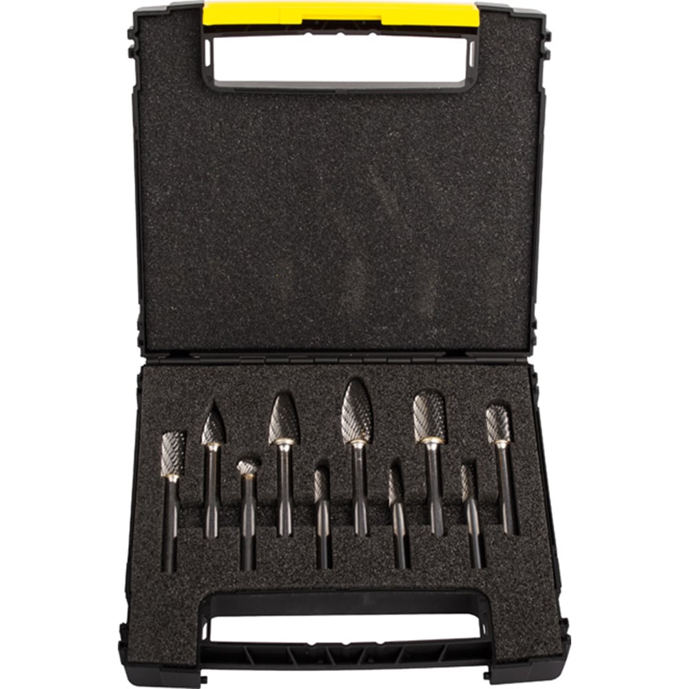 Изображение товара Набор твердосплавных бор-фрез Eyltool 10 шт для металла и чугуна