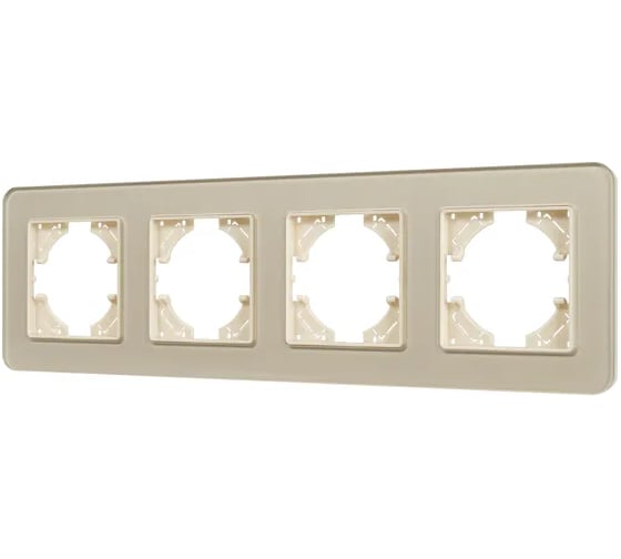 Изображение товара Рамка стеклянная Arlight FRM-OMALI-GS-4-GD 1шт 0 049703