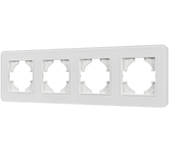 Изображение товара Рамка стеклянная Arlight FRM-OMALI-GS-4-WH 1шт 0 049700