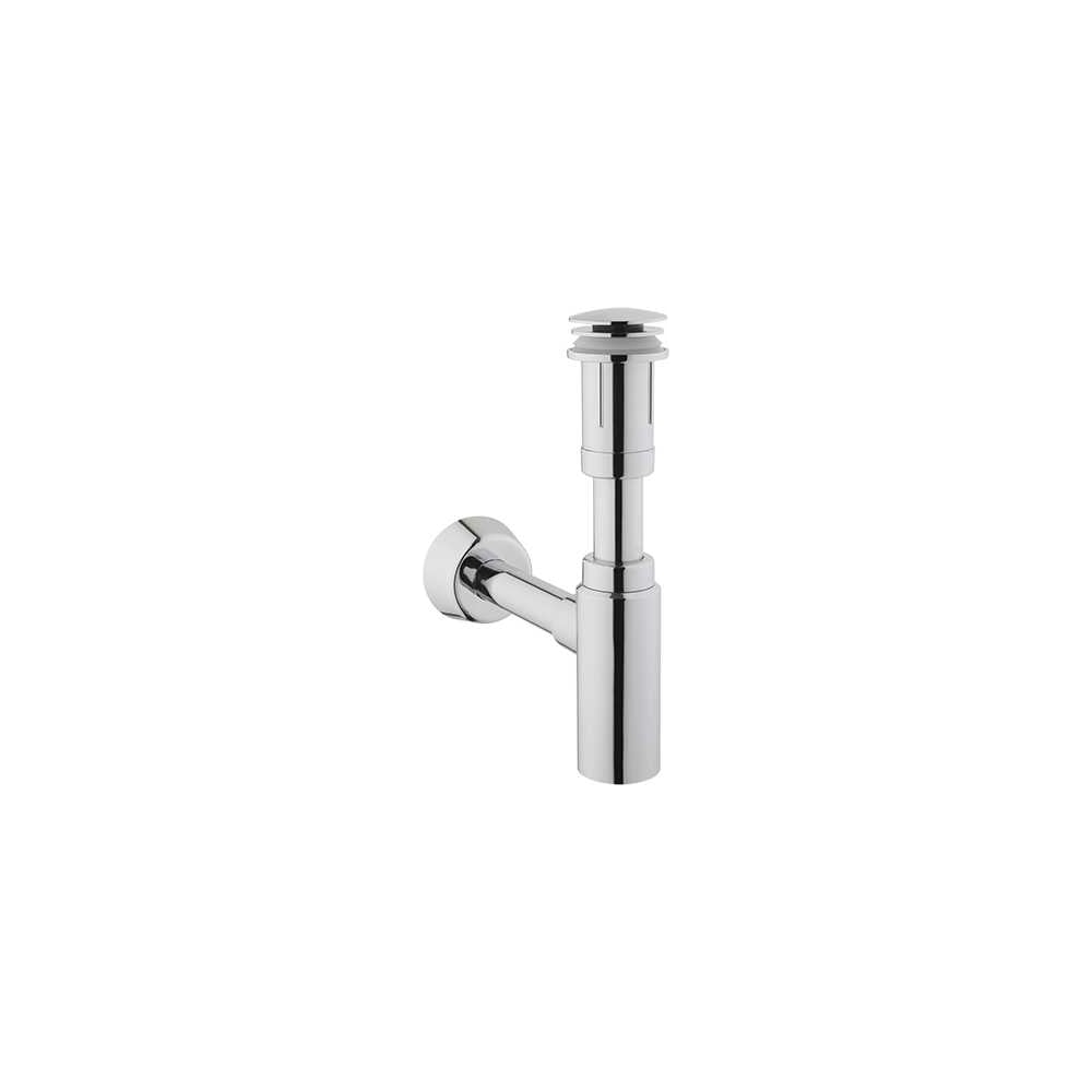 Сифон для раковины+донный клапан Vitra хром A45154