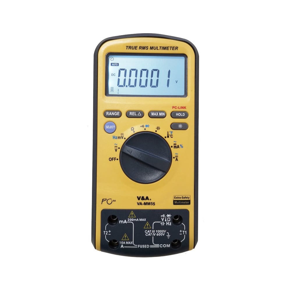 Изображение товара Мультиметр цифровой V&A VA-MM55-0