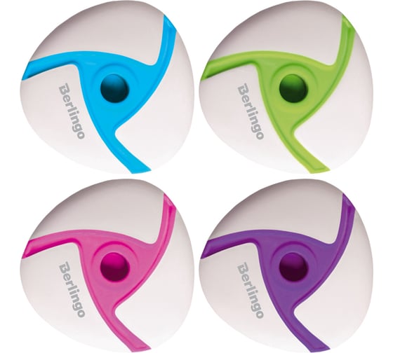 Изображение товара Ластик BERLINGO Windmill треугольный, термопластичная резина, 45х45х12 мм BLc_00300