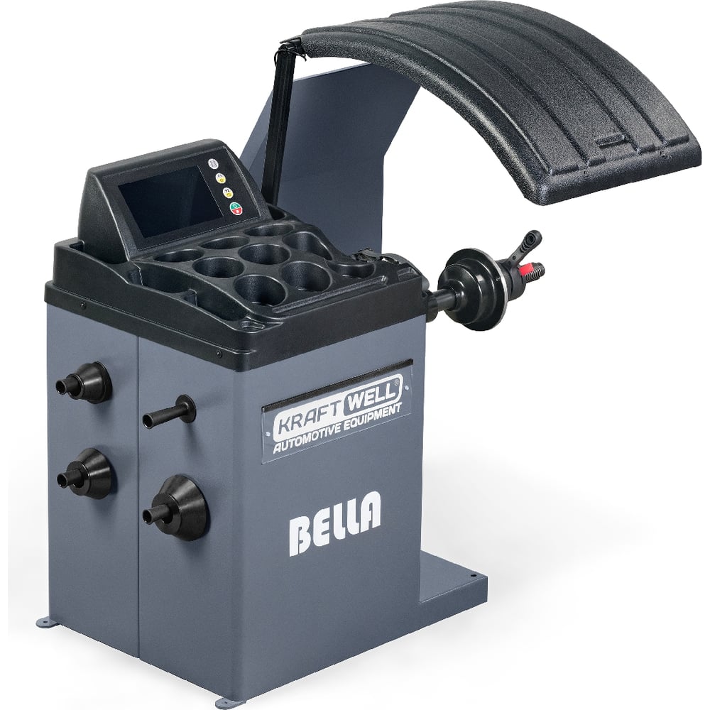 Изображение товара Автоматический балансировочный станок KraftWell BELLA с сенсорным дисплеем 7 KRW245E