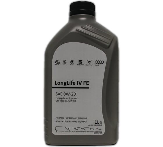 Изображение товара Моторное масло VOLKSWAGEN VW Longlife IV 0W-20 1 л GS60577M2