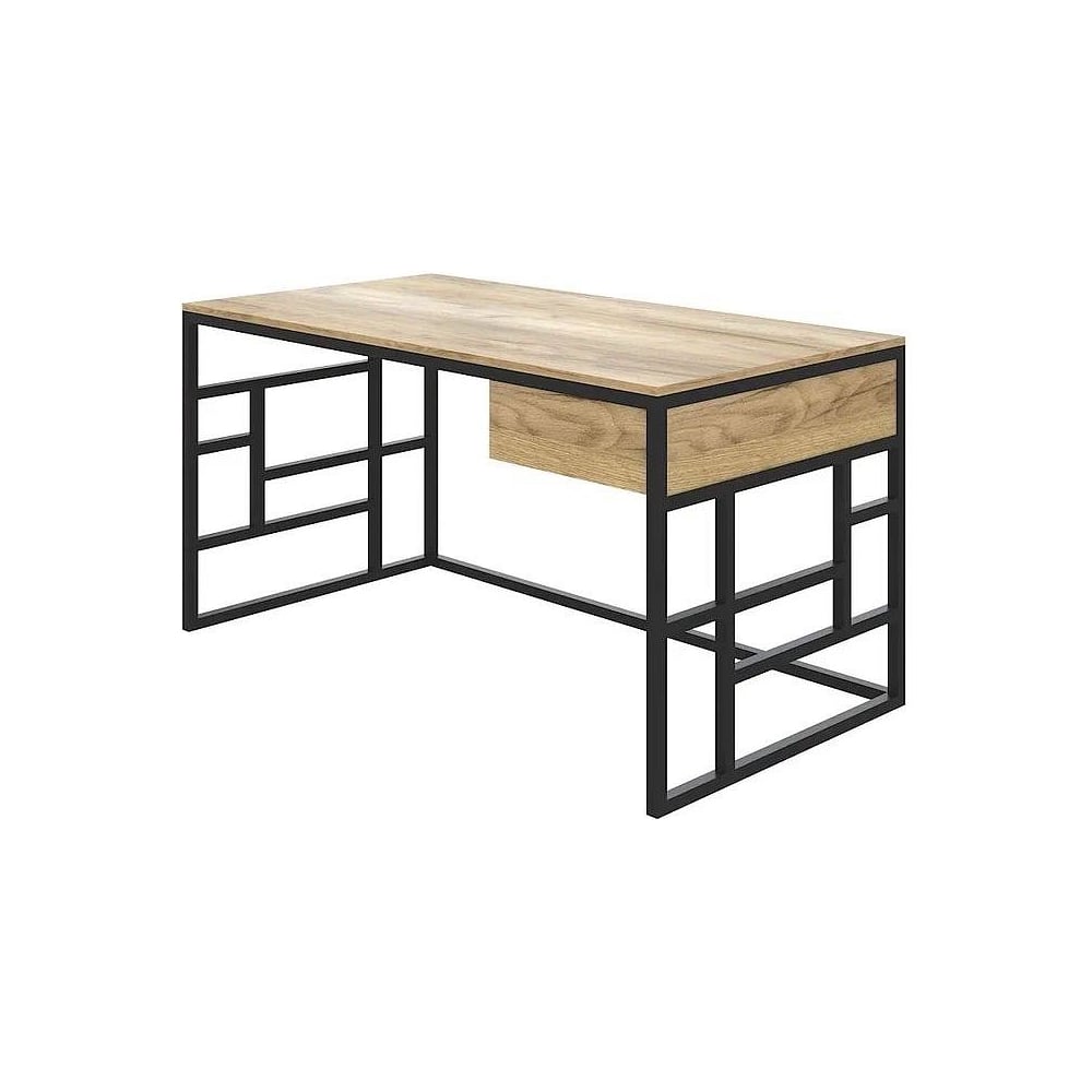 Изображение товара Письменный стол Desk Question лофт DQ 1400*750 Work Loft дуб табачный 10132