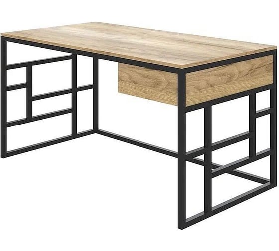 Изображение товара Письменный стол Desk Question лофт DQ 1400*750 Work Loft дуб табачный 10132