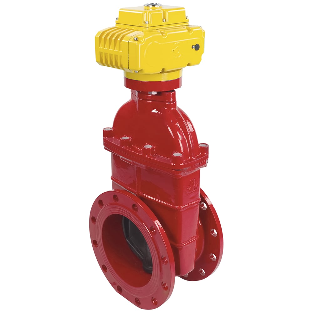 Изображение товара Задвижка DN.ru 30ч939р GGG50-EPDM-F4-RED Ду250 с электроприводом MT-300 380В