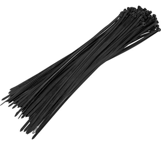 Изображение товара Нейлоновая хомут-стяжка 7,6х600 черная, 100 шт Gigant G/1/88