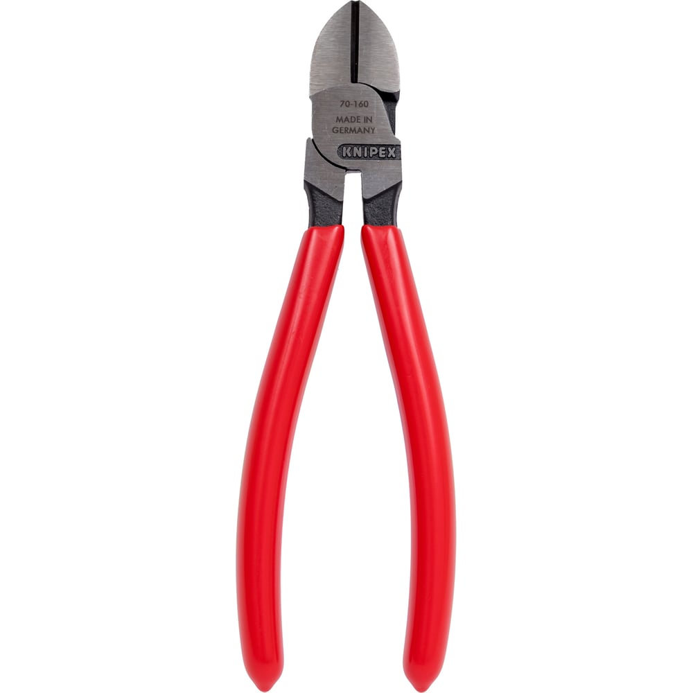 Изображение товара Бокорезы Knipex 160 мм, профессиональные, с красными рукоятками, класс 62 HRC