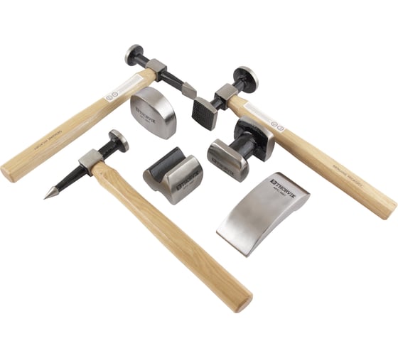 Изображение товара Набор правок и молотков для кузовных работ Thorvik BRK7 7 предметов 053880