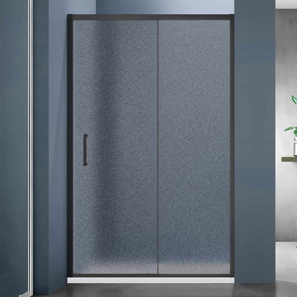 Изображение товара Душевое ограждение SANTREK AQUA Lea 1400х1850 черное матовое