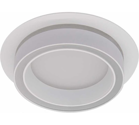 Изображение товара Светильник EKS GX53 TERRA круг белый, встраиваемый 0У-00004902