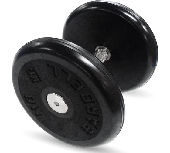Изображение товара Гантель Barbell Классик с вращающейся ручкой, хром, 11 кг 1258