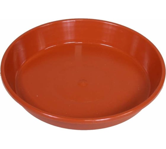 Изображение товара Цветной поддон ФлораПласт 10 терракотовый 001014