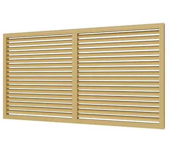 Изображение товара Экран радиаторный ERA ПР фланец 600x600 пластик Beige П6060Р беж