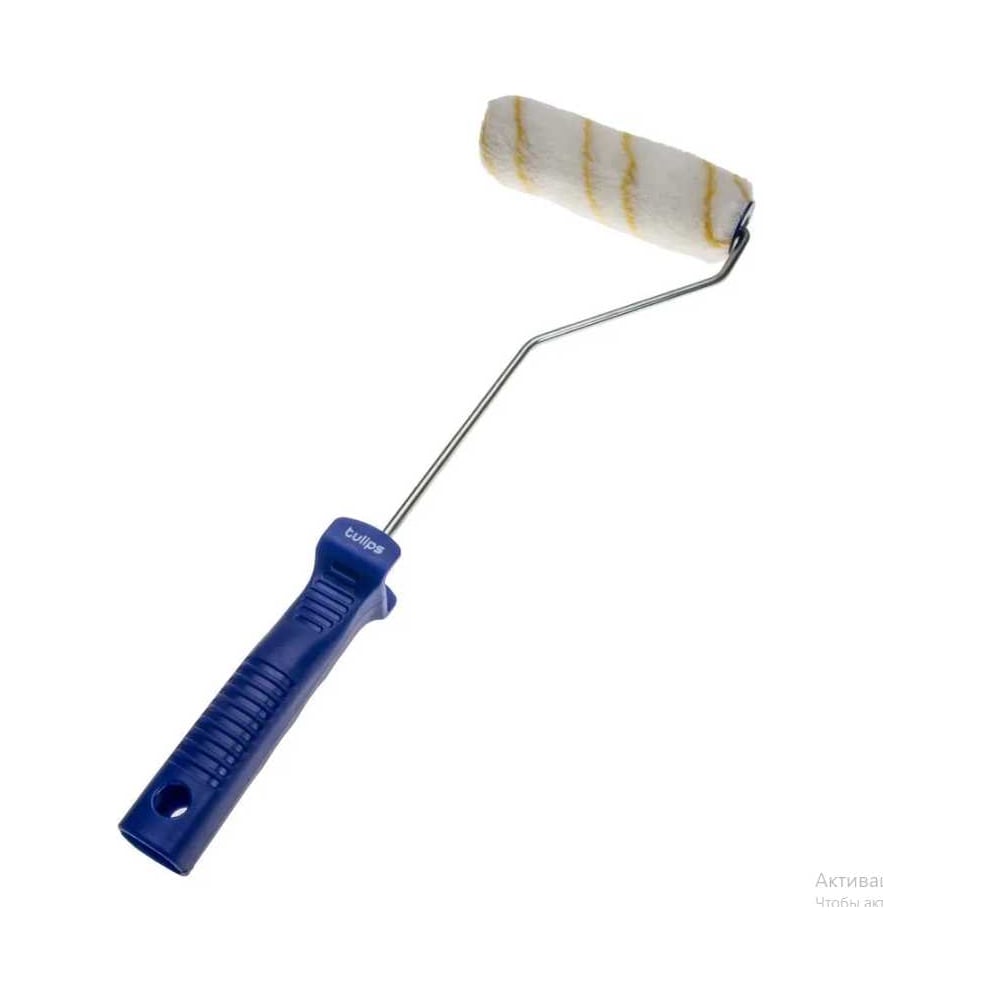 Изображение товара Валик Tulips Tools decor Yellow с рукояткой 150 мм полиакрил ворс 9 мм NP10-024