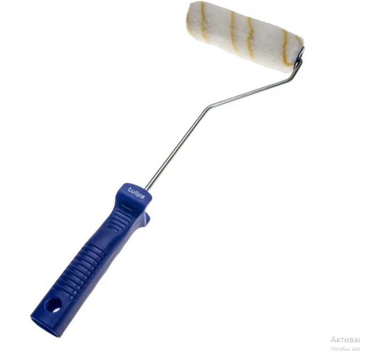 Изображение товара Валик Tulips Tools decor Yellow с рукояткой, полиакрил, 150 мм, ворс 9 мм NP10-024