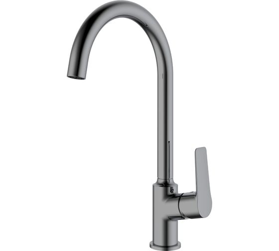 Изображение товара Смеситель для кухни Golden Fox City с высоким изливом шар. 12330 латунь оружейная сталь 12330-FOX