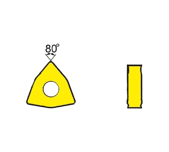Изображение товара Токарная пластина ZCC-CT WNMG080408-DF YBC252 (10pcs) ZCC 40713