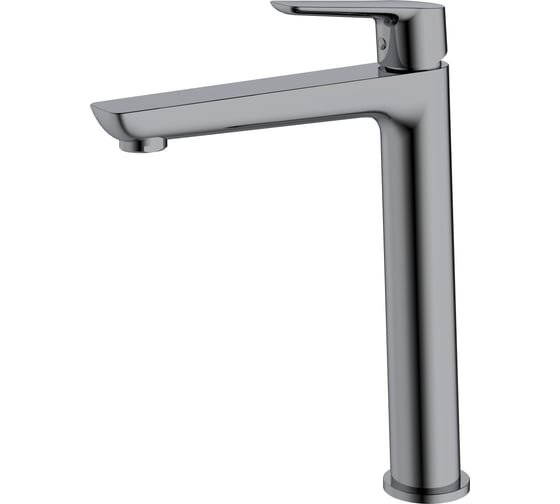 Изображение товара Смеситель для умывальника Golden Fox City с высоким изливом шар. 12311 латунь, оружейная сталь 12311-FOX