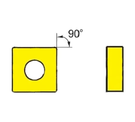 Изображение товара Токарная пластина ZCC-CT SNMG120408-DR YBC252(10pcs) ZCC 39957